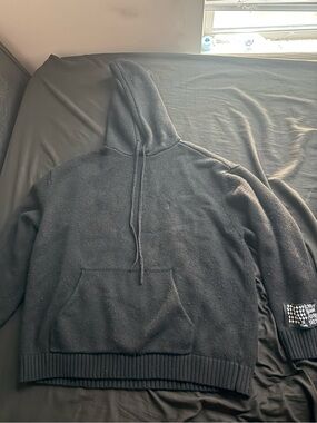 Ksubi Men's Black knitted Hoodie Sweater